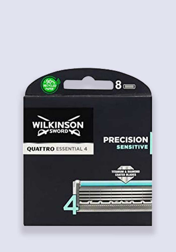 Wilkinson Sword Quattro Titanium Sensitive Blades - 8 Pack