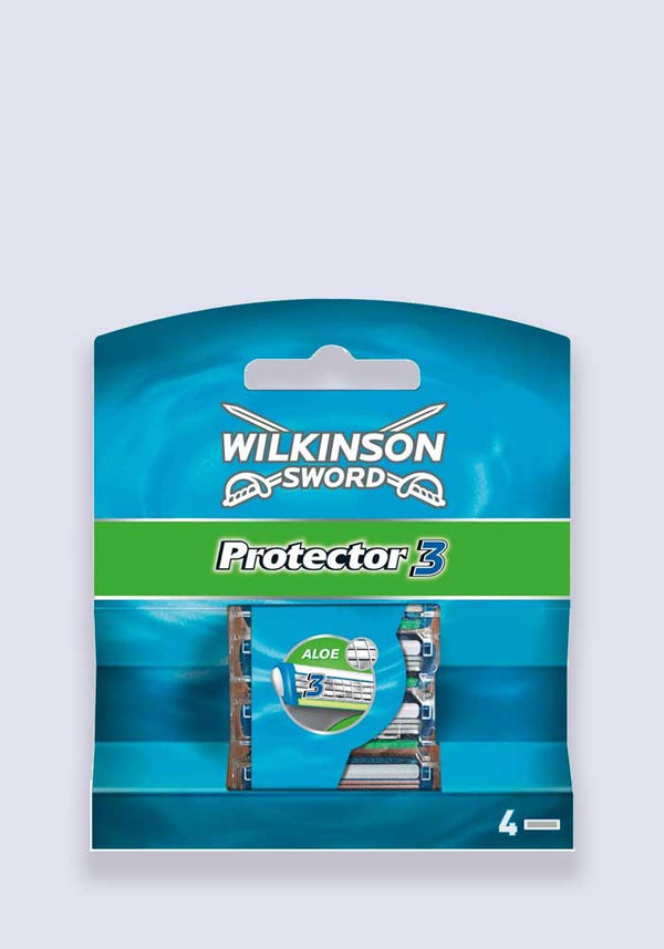 Wilkinson Sword Protector 3 Blades - 4 Pack