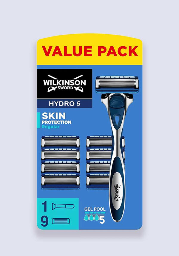 Wilkinson Sword Hydro 5 Value Pack (Handle + 9 Blades)