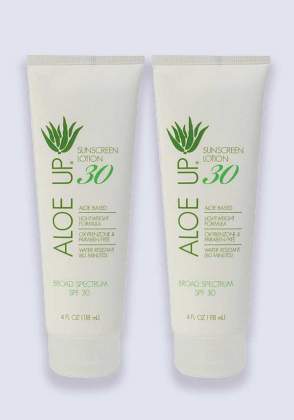 Aloe Up Sunscreen SPF 30 120ml Tube - 2 Pack Saver