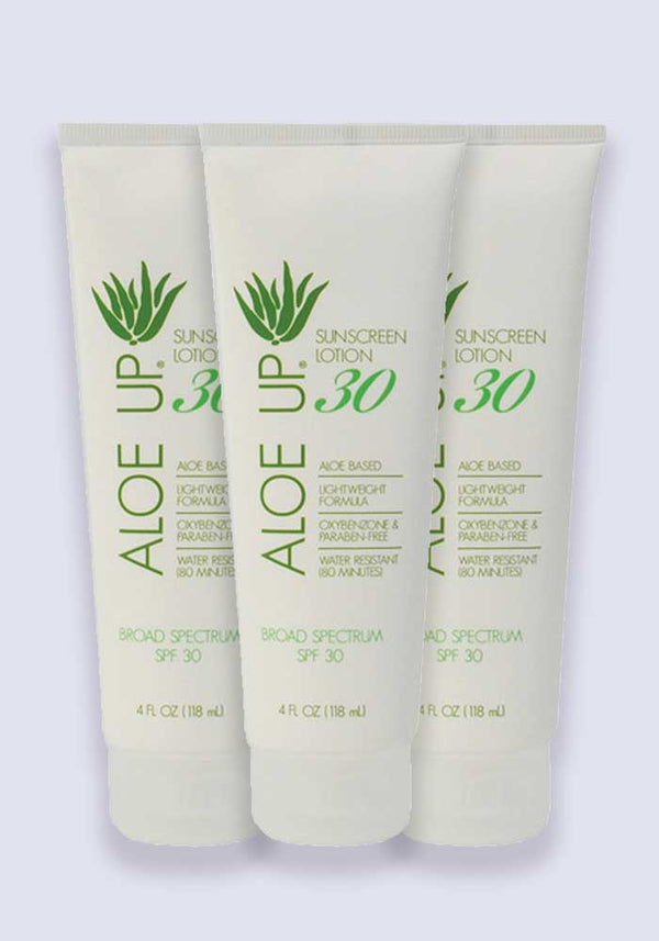Aloe Up Sunscreen SPF 30 120ml Tube - 3 Pack Saver
