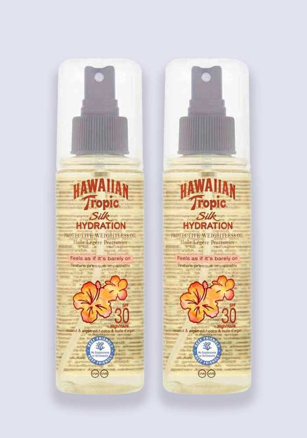 Hawaiian Tropic Silk Hydration Dry Oil Mist SPF 30 150ml - 2 Pack Saver