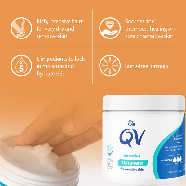 QV Intensive Ointment Dry Skin Body Moisturiser 450g
