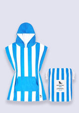 Dock & Bay Kids Poncho Hooded Towel - Bondi Blue