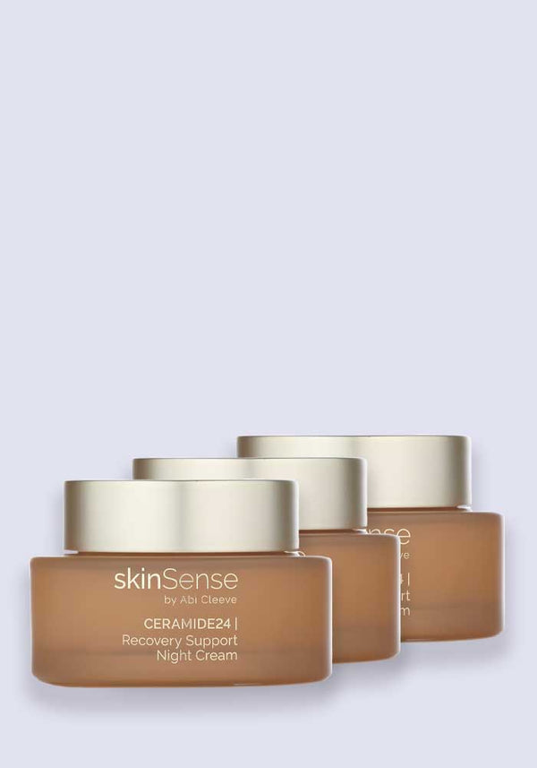 SkinSense Ceramide24 Recovery Support Night Cream 50ml - 3 Pack Saver