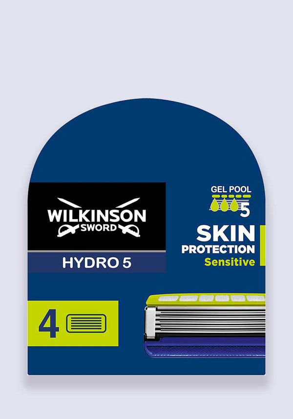Wilkinson Sword Hydro 5 Sensitive Razor Blades – 4 Pack