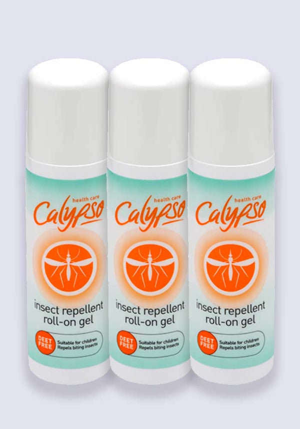 Calypso Insect Repellent Roll-On Gel DEET Free 50ml - 3 Pack