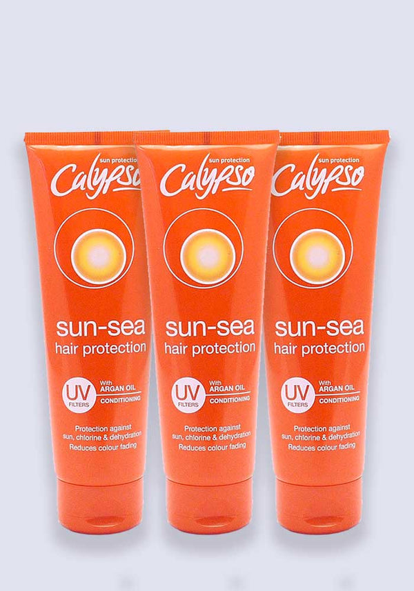 Calypso Sun-Sea Hair Protection With Argan Oil 100ml - 3 Pack