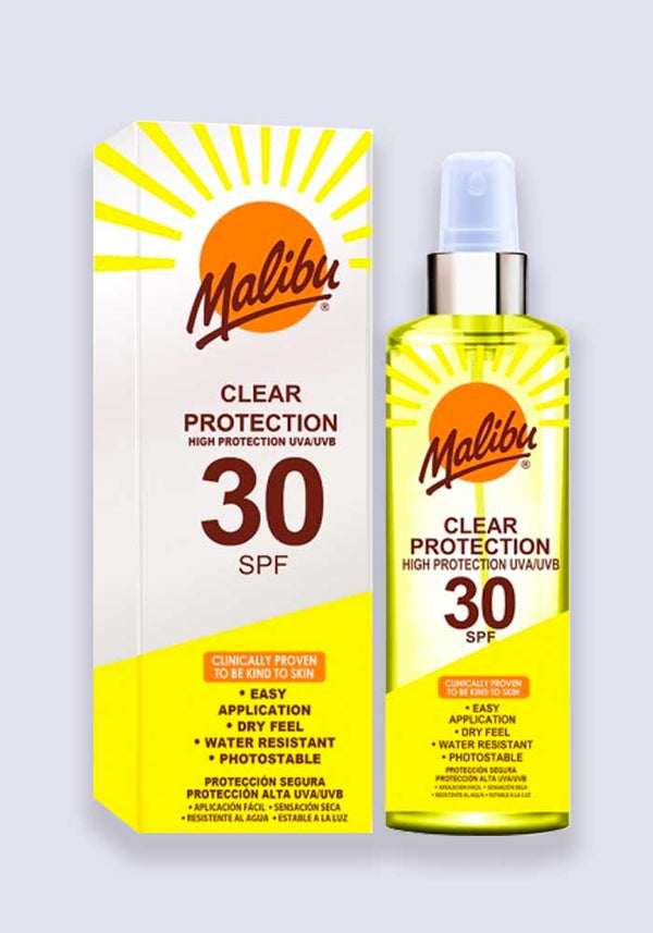 Malibu Clear Protection Sun Protection Spray SPF 30 250ml