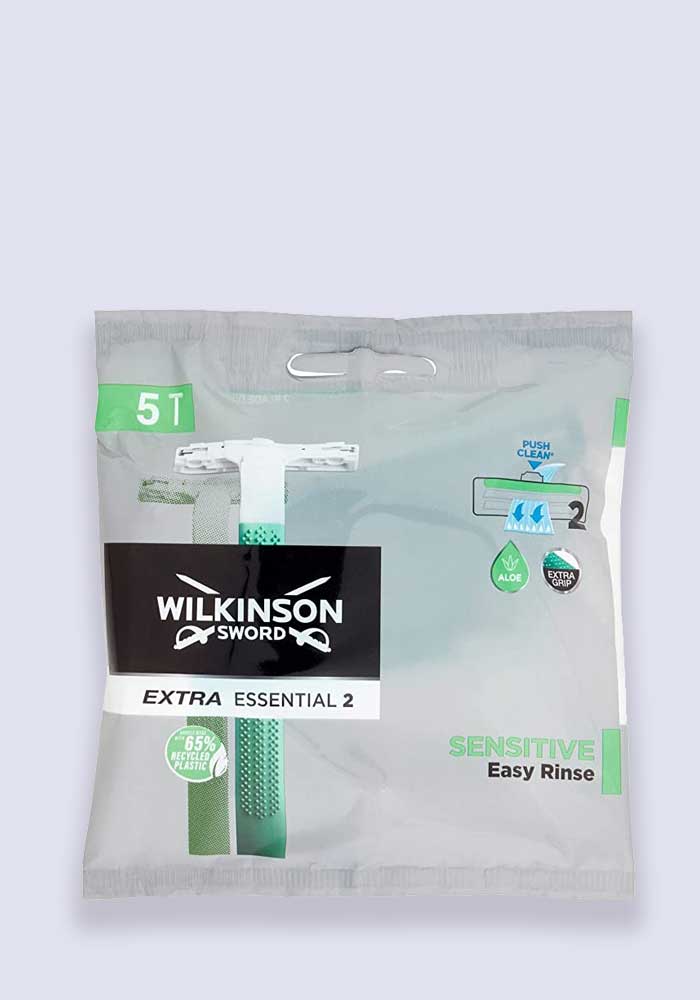 Wilkinson Sword Extra 2 Sensitive Disposable Razors - 5 Pack