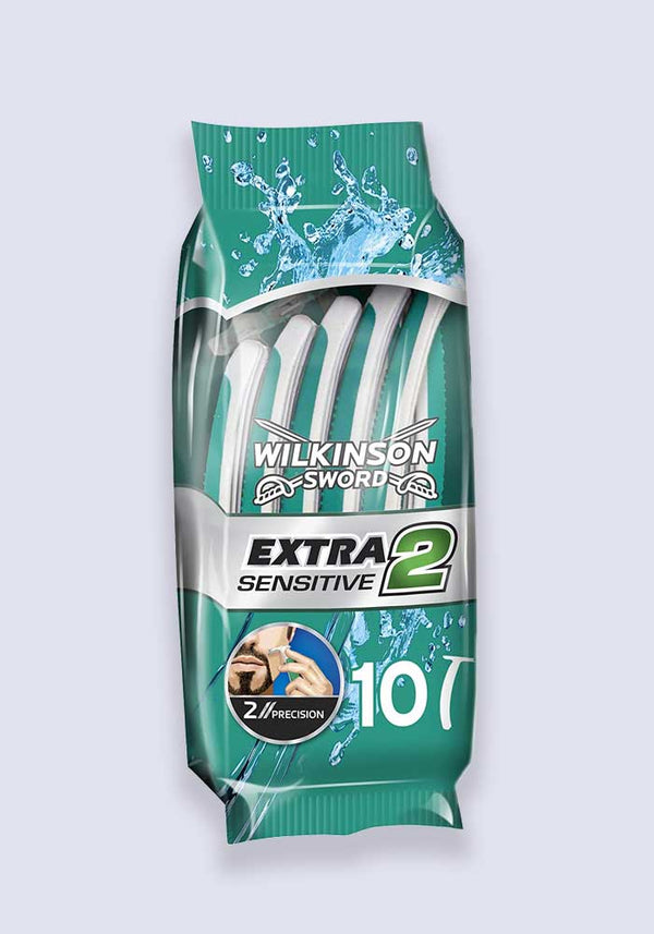 Wilkinson Sword Extra 2 Sensitive Disposable Razors - 10 Pack