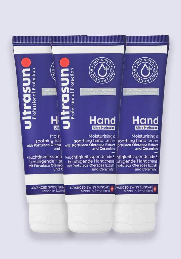 Ultrasun Ultra Hydrating Hand Cream 75ml - 3 Pack Saver