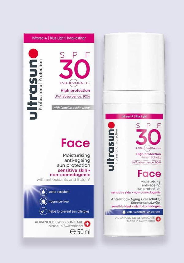 Ultrasun Face Anti-Ageing Formula Sun Protection SPF 30 50ml