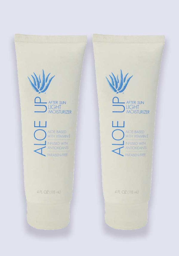 Aloe Up After Sun Lotion Light Moisturiser 120ml - 2 Pack Saver