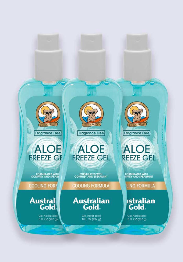 Australian Gold Aloe Freeze Spray Gel 237ml - 3 Pack Saver