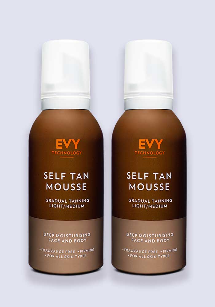 EVY Daily Self Tan Mousse Light/Medium 150ml - 2 Pack Saver