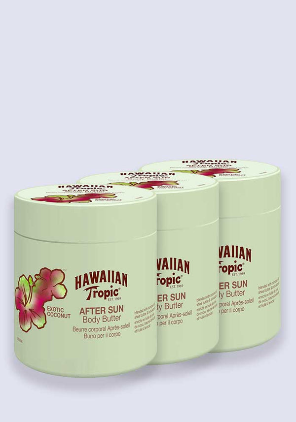 Hawaiian Tropic Aftersun Coconut Body Butter 250ml - 3 Pack