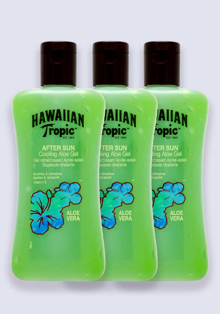 Hawaiian Tropic Cooling Aloe Gel 200ml - 3 Pack Saver