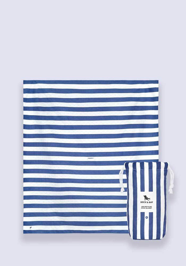 Dock & Bay Picnic Blanket Whitsunday Blue - Extra Large