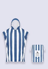 Dock & Bay Adult Poncho Hooded Towel - Whitsunday Blue