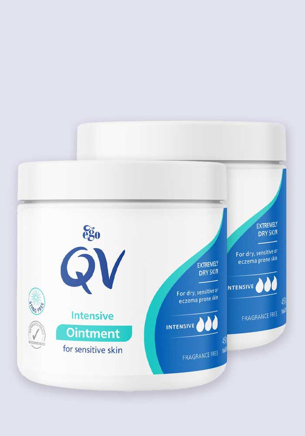 QV Intensive Ointment Dry Skin Body Moisturiser 450g - 2 Pack Saver