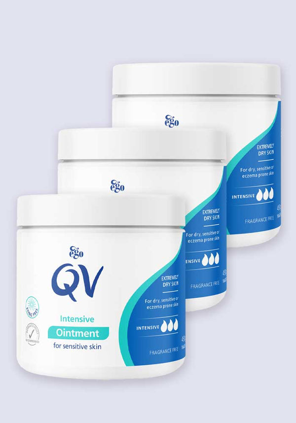 QV Intensive Ointment Dry Skin Body Moisturiser 450g - 3 Pack Saver