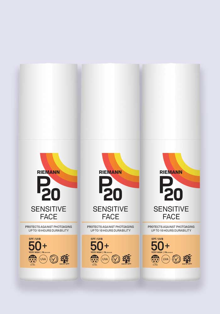 Riemann P20 Face SPF30 Sun Cream 50g - 3 Pack Saver