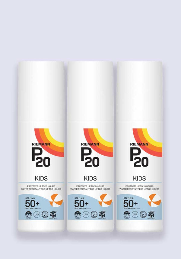 Riemann P20 Kids Sun Cream SPF 50+ 100ml - 3 Pack Saver