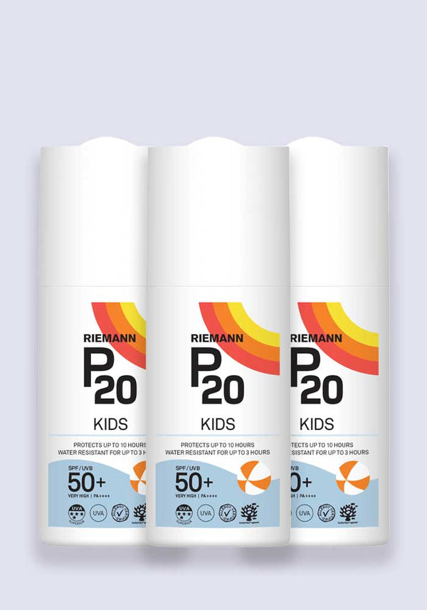 Riemann P20 Kids Sun Cream SPF 50+ 200ml - 3 Pack Saver