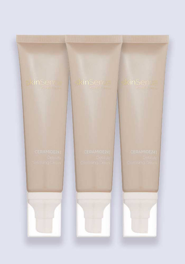 SkinSense Ceramide24 Delicate Cleansing Cream 100ml - 3 Pack Saver