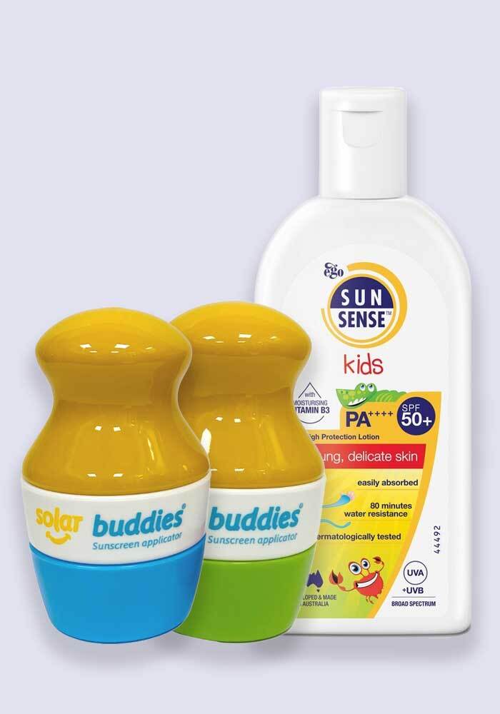 Solar Buddies Blue & Green & Sunsense Kids Lotion Bundle