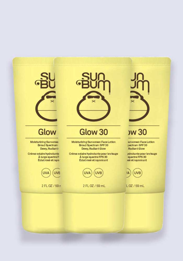 Sun Bum Glow SPF 30 Face Lotion 59ml - 3 Pack Saver