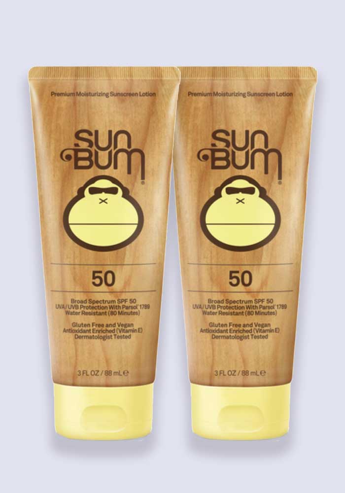 Sun Bum Original Face SPF 50 Sunscreen Lotion 88ml - 2 Pack Saver