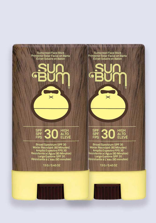 Sun Bum Original SPF 30 Sunscreen Face Stick 13g - 2 Pack Saver