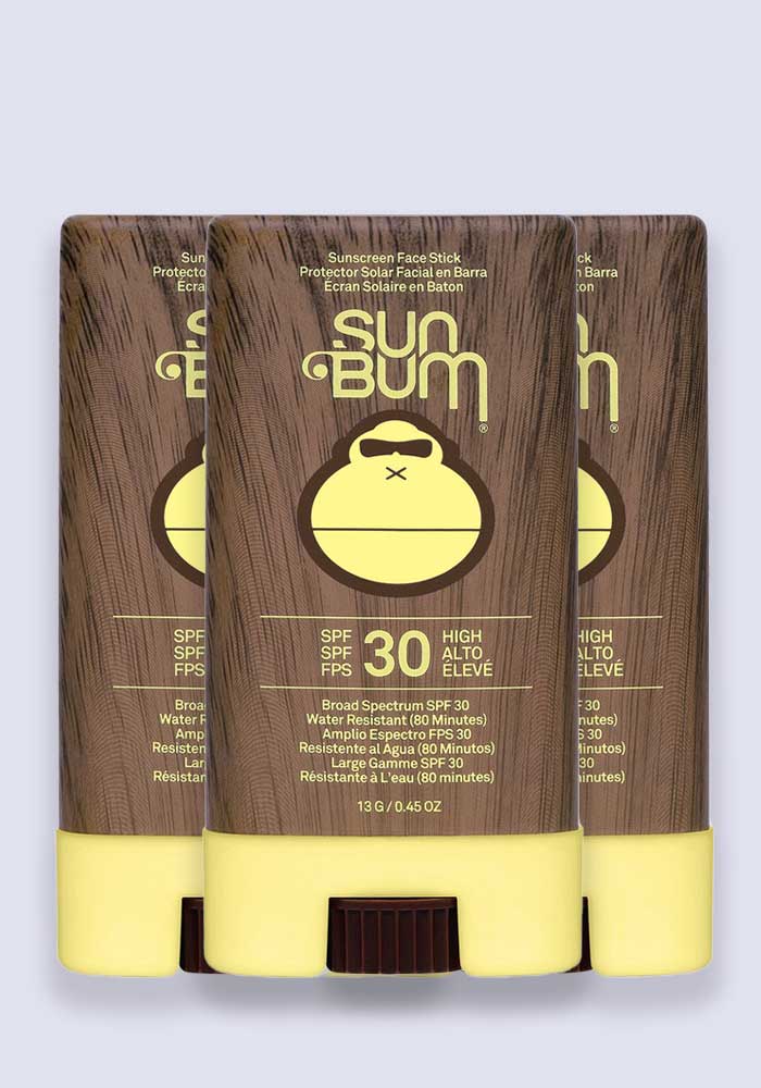 Sun Bum Original SPF 30 Sunscreen Face Stick 13g - 3 Pack Saver