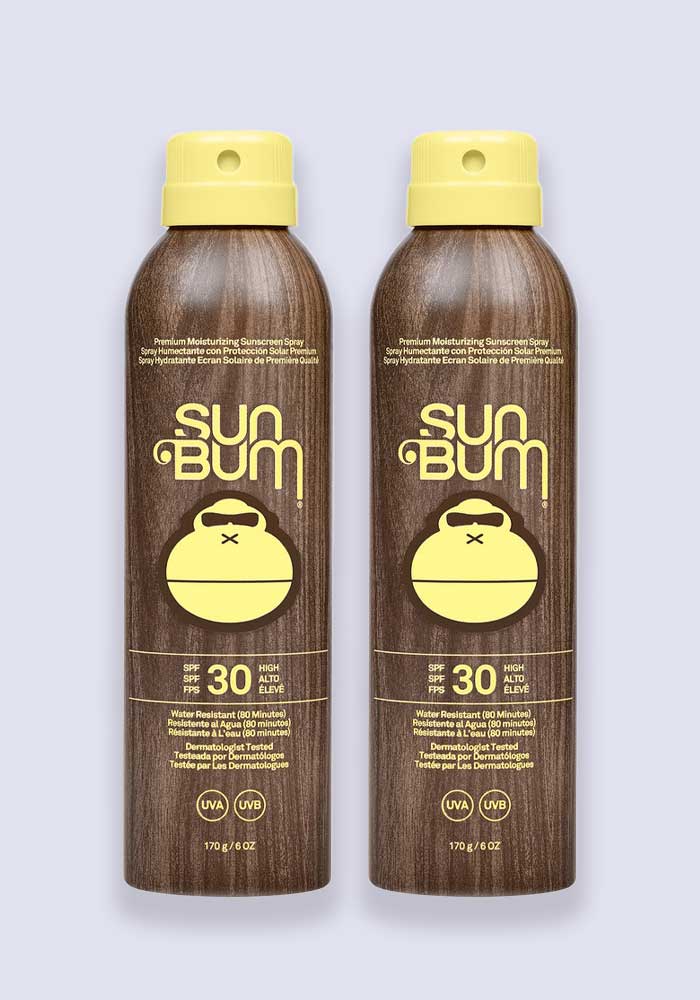 Sun Bum Original SPF 30 Sunscreen Spray 200ml - 2 Pack Saver