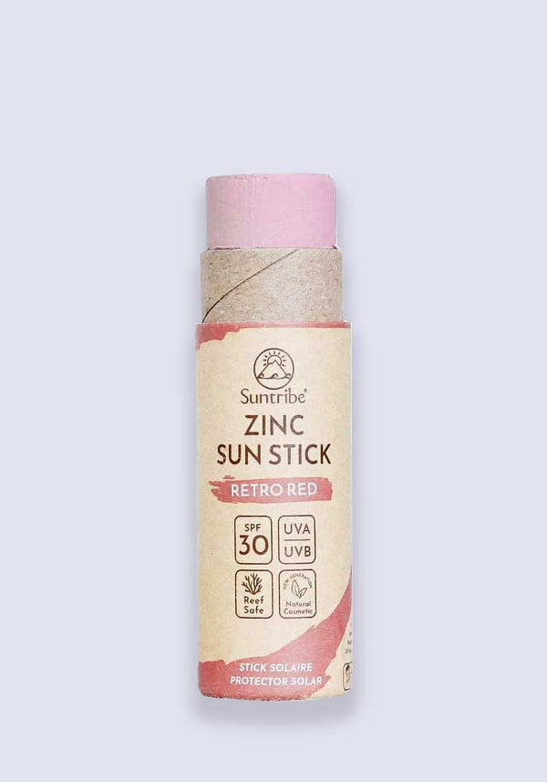 Suntribe All Natural Zinc Sun Stick Retro Red SPF 30 30g