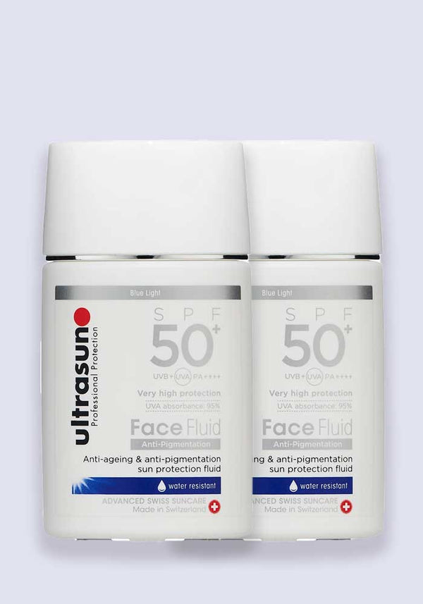 Ultrasun Face Anti Pigmentation Face Fluid SPF 50+ 40ml - 2 Pack Saver