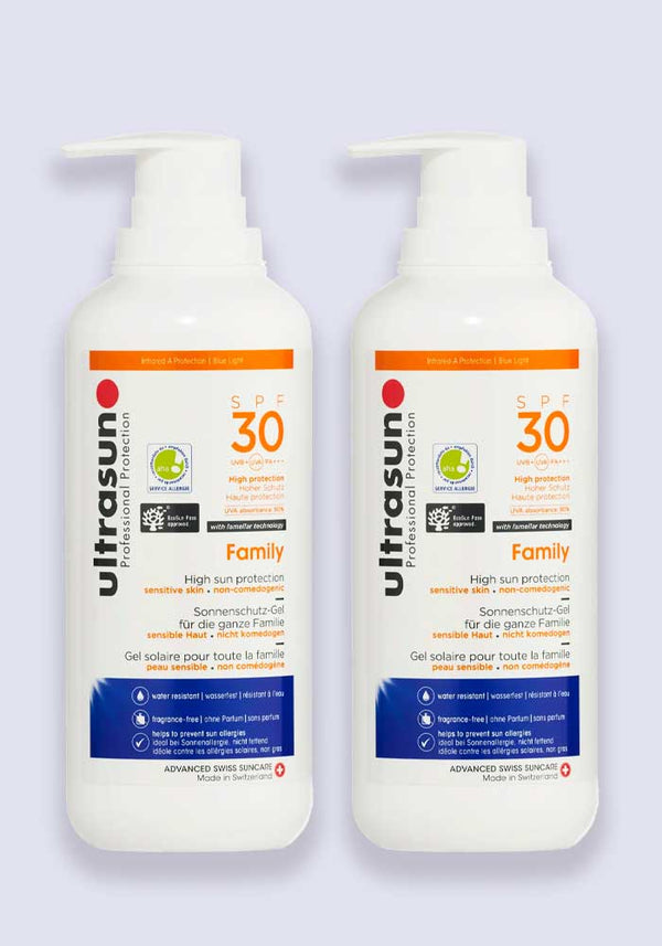 Ultrasun Family SPF 30 400ml - 2 Pack Saver