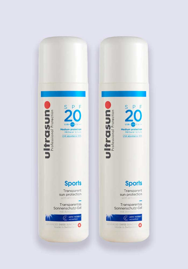 Ultrasun Sports Gel SPF 20 200ml - 2 Pack Saver