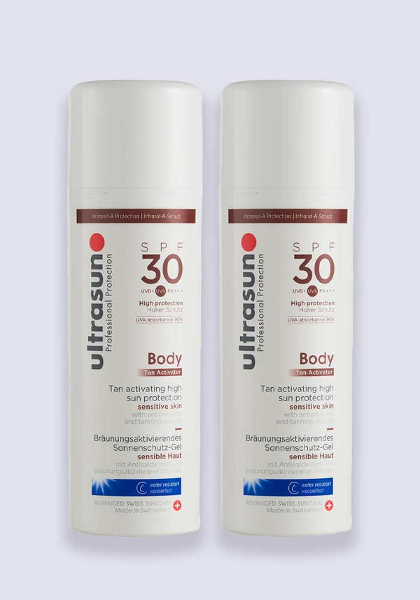 Ultrasun Tan Activator for Body SPF 30 150ml - 2 Pack Saver