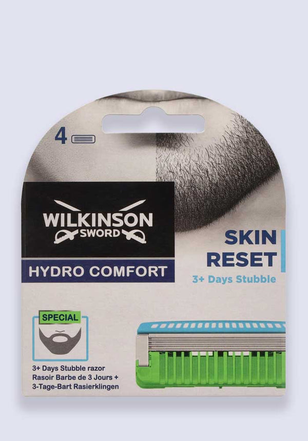 Wilkinson Sword Hydro Comfort - Skin Reset Men's Razor Blade Refills X 4