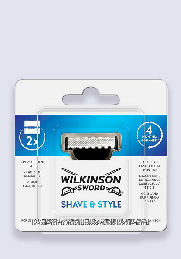 Wilkinson Sword Shave & Style Replacement Blades 2 Pack