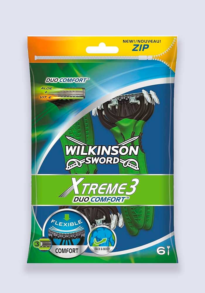 Wilkinson Sword Xtreme 3 DUO COMFORT Disposable Razors 6 Pack