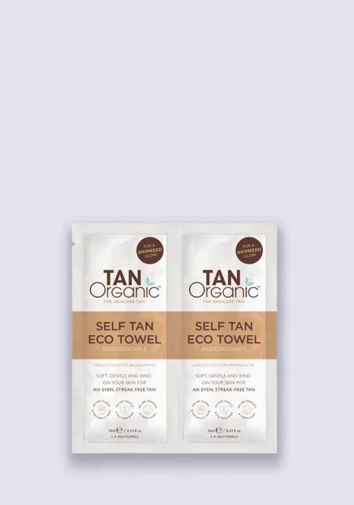 TanOrganic Self Tan Eco Towels 2x10ml