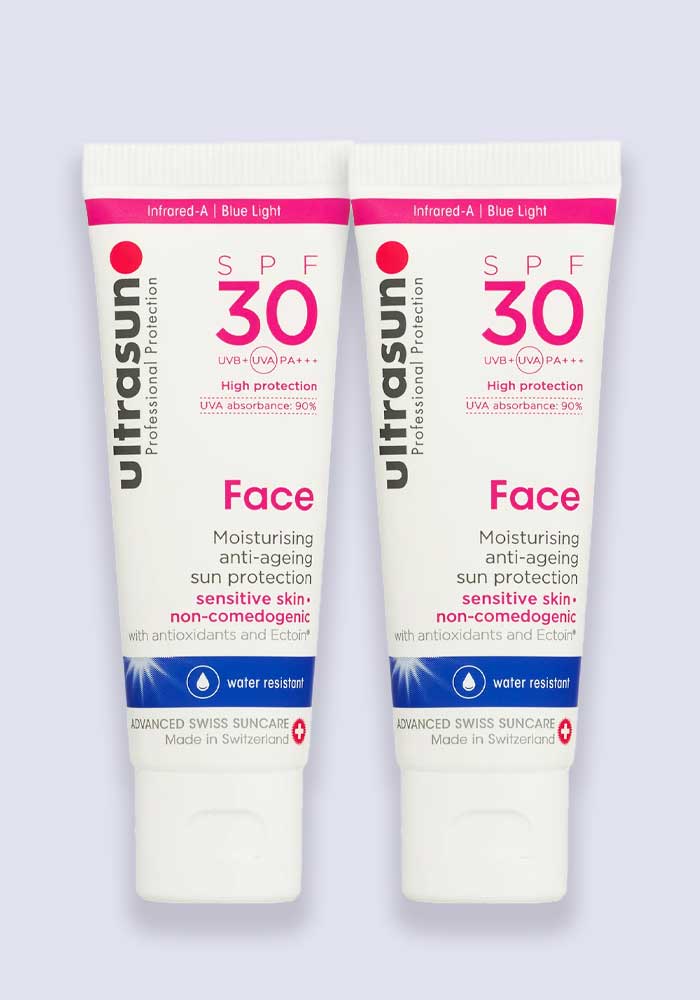 Ultrasun Face Anti-Ageing SPF 30 25ml  - 2 Pack