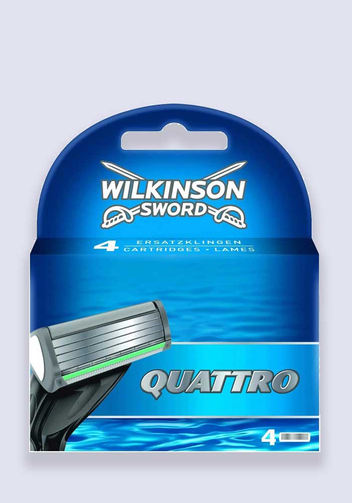 Wilkinson Sword Quattro Blades - 4 Pack
