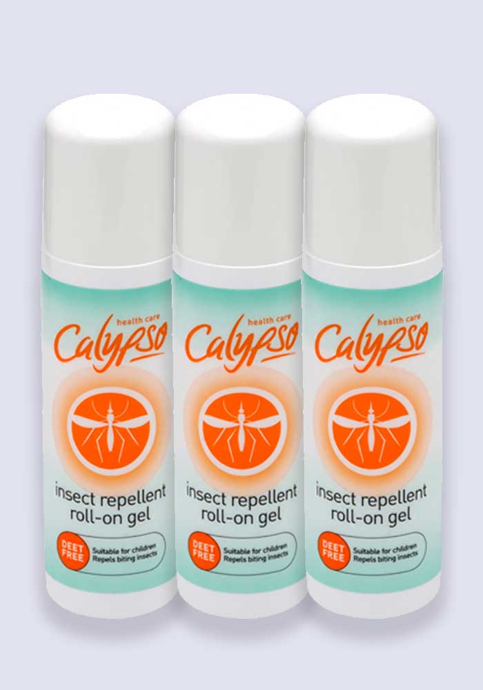 Calypso Insect Repellent Roll-On Gel DEET Free 50ml - 3 Pack