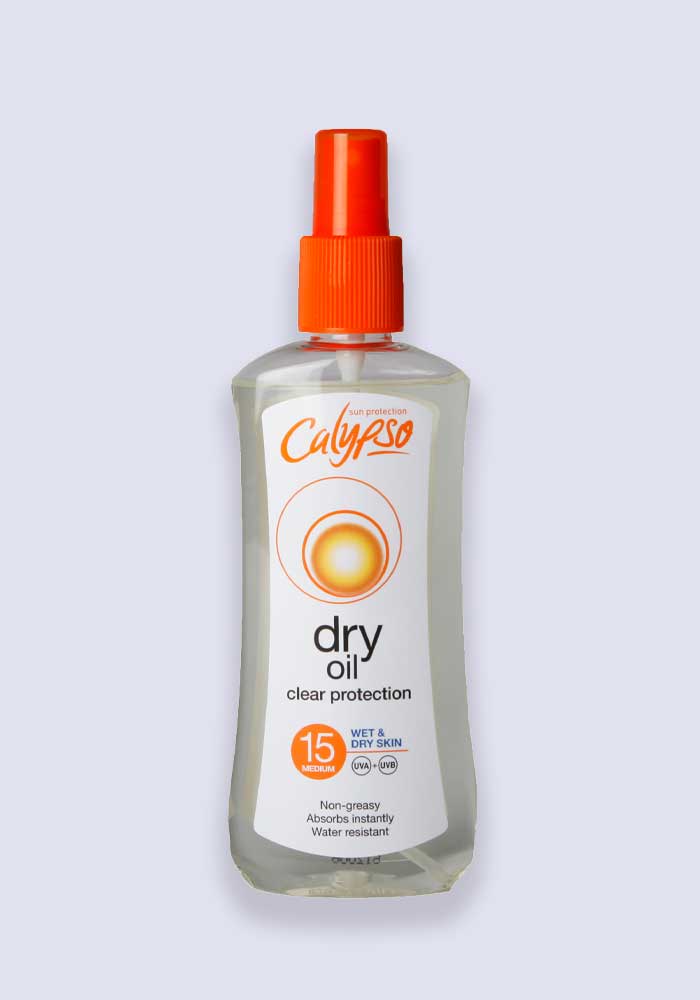 Calypso Sun Protection Dry Oil Wet Skin SPF 15 200ml