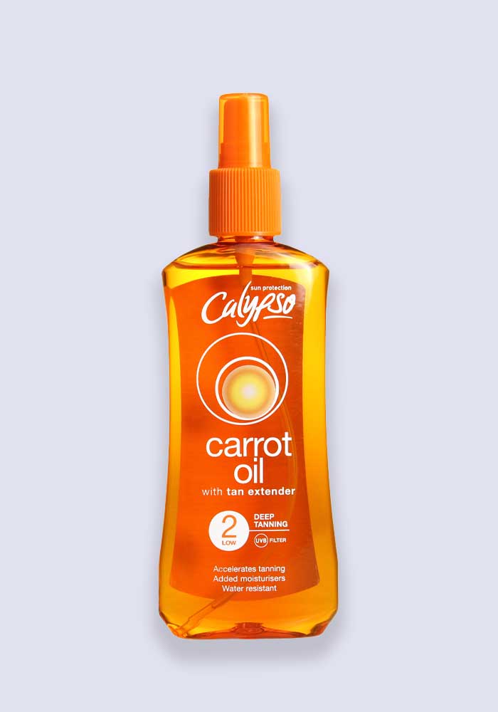 Calypso Low Protection Carrot Oil With Tan Extender SPF 2 200ml